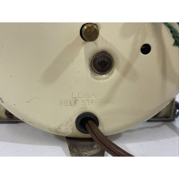 Vtg Metal Deco Logan S5-F Westclox Electric Alarm Clock Tested And Working 1940s - Picture 9 of 15